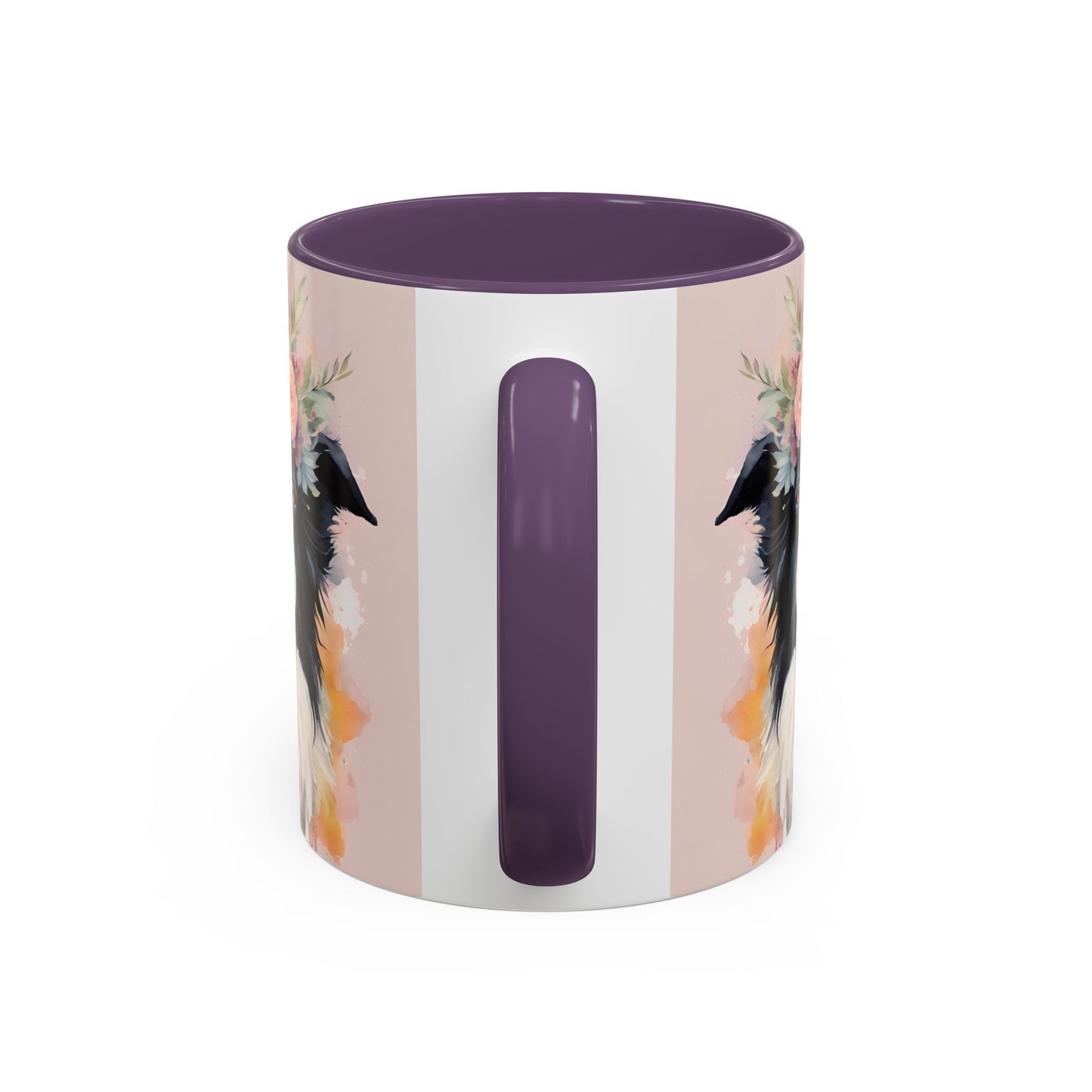 Border Collie 02 Accent Coffee Mug - Dog Lover Gift