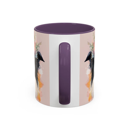 Border Collie 02 Accent Coffee Mug - Dog Lover Gift