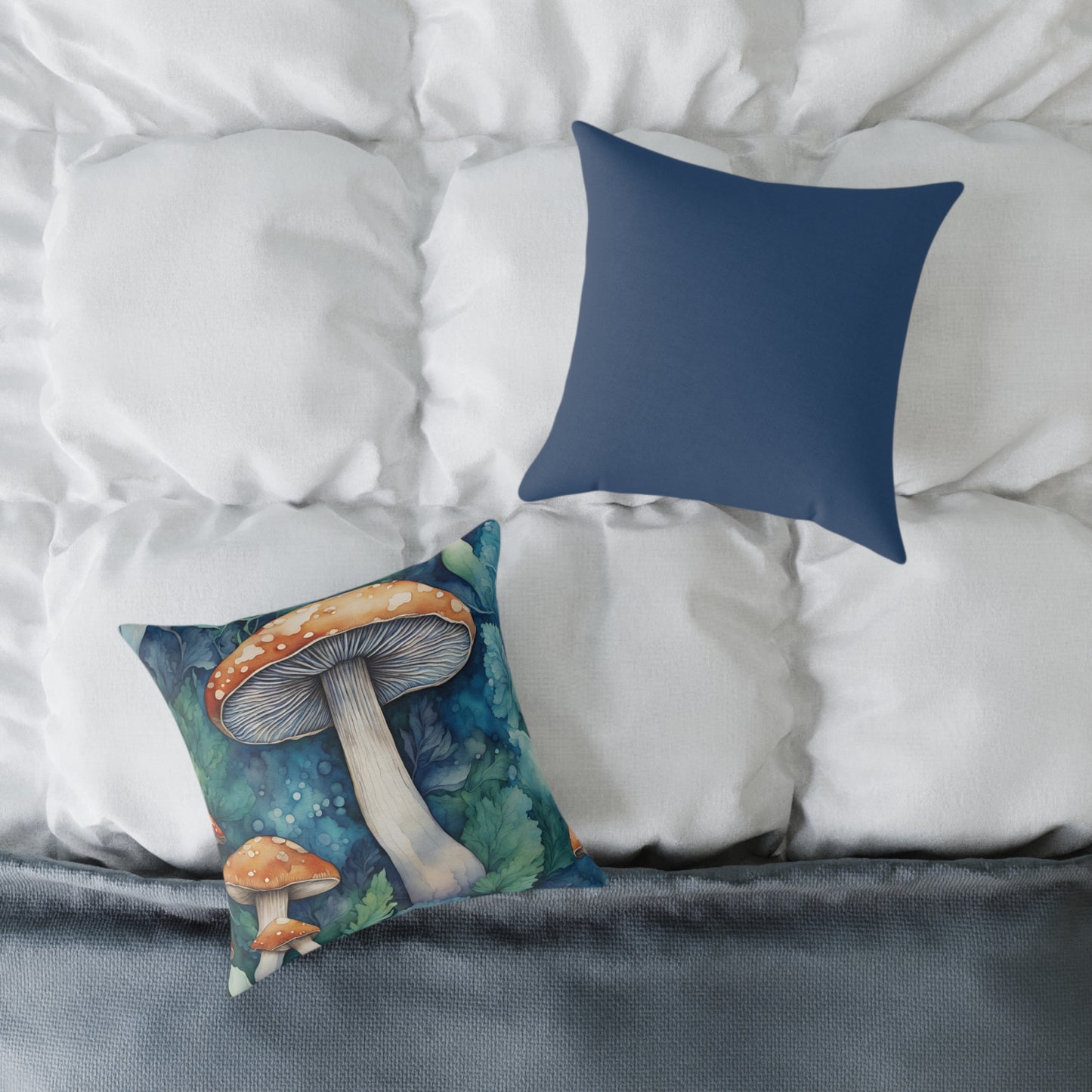 Toadstool 03 Poly Pillow - Natures Beauty Design