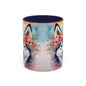 Husky 04 Accent Coffee Mug - Dog Lover Gift