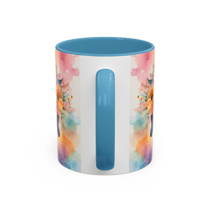Dachshund 02 Accent Coffee Mug - Dog Lover Gift