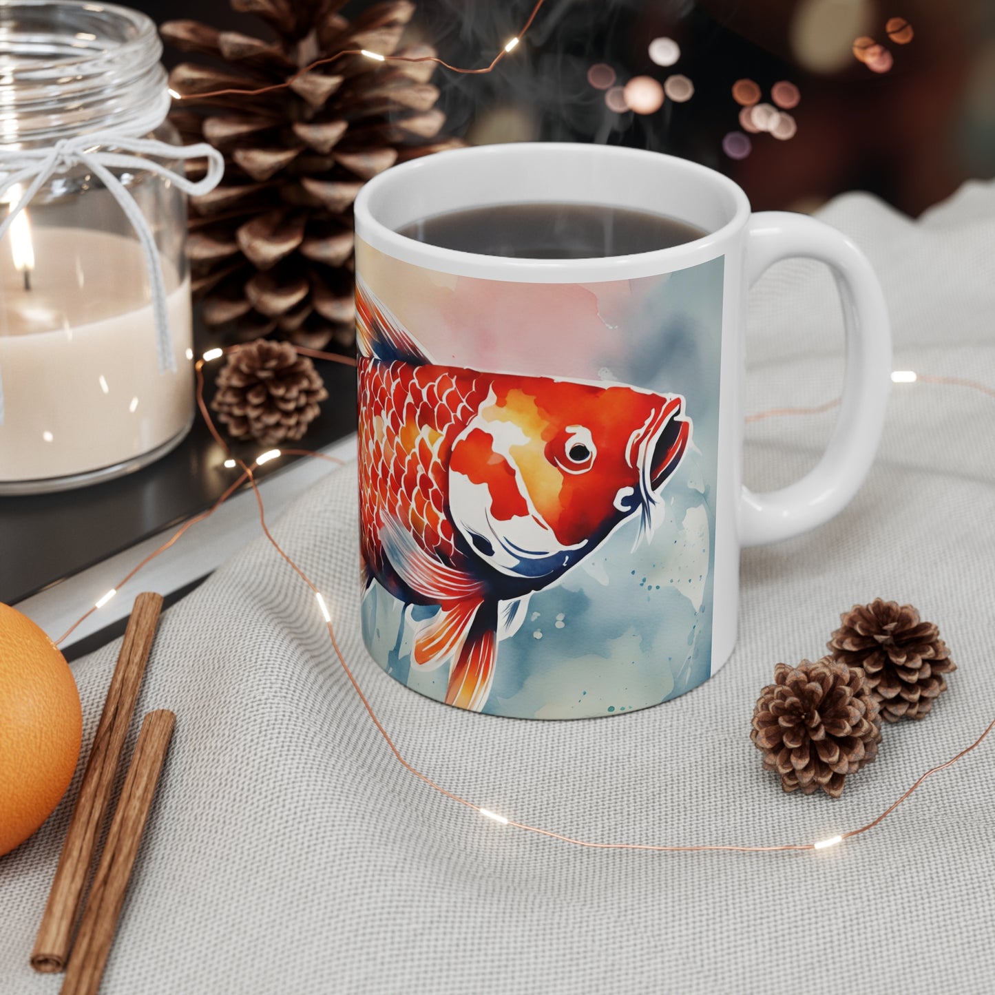 Koi Carp 02 Mug - Nature's Beauty Collection