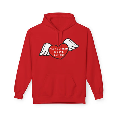 All You Need Is Love and Me Mens Valentines Hoodie