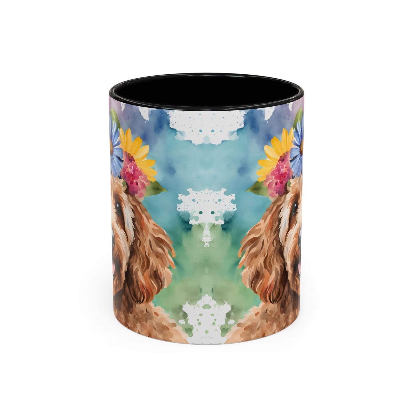Cockapoo 03 Accent Coffee Mug - Dog Lover Gift