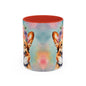 Corgi 01 Accent Coffee Mug - Dog Lover Gift