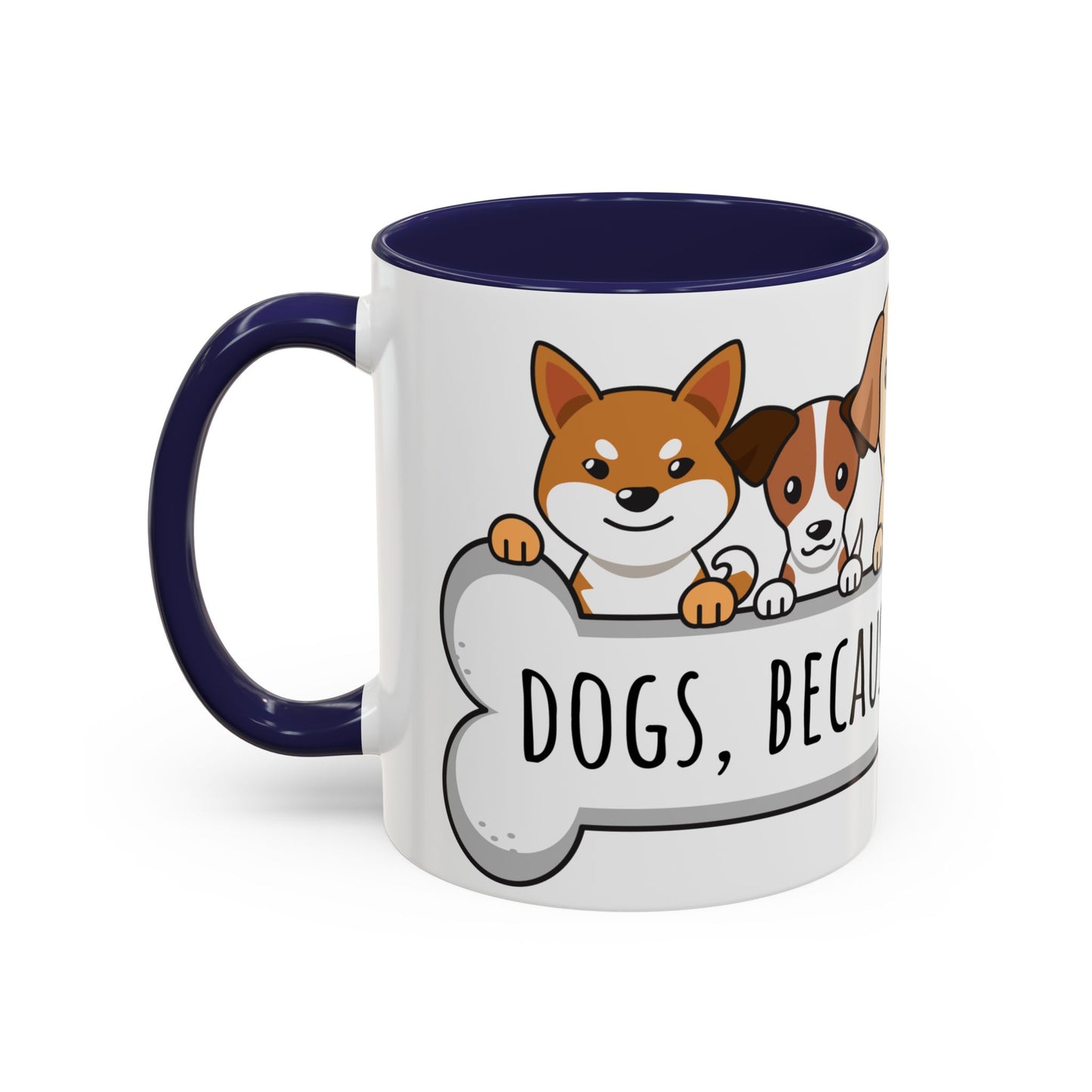 Dogs Because People Suck 02 Accent Coffee Mug (11oz)