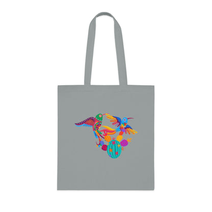 Funky birds 04 Cotton Tote