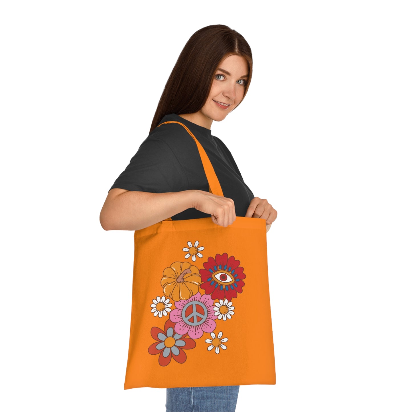 Flower power 12 Cotton Tote