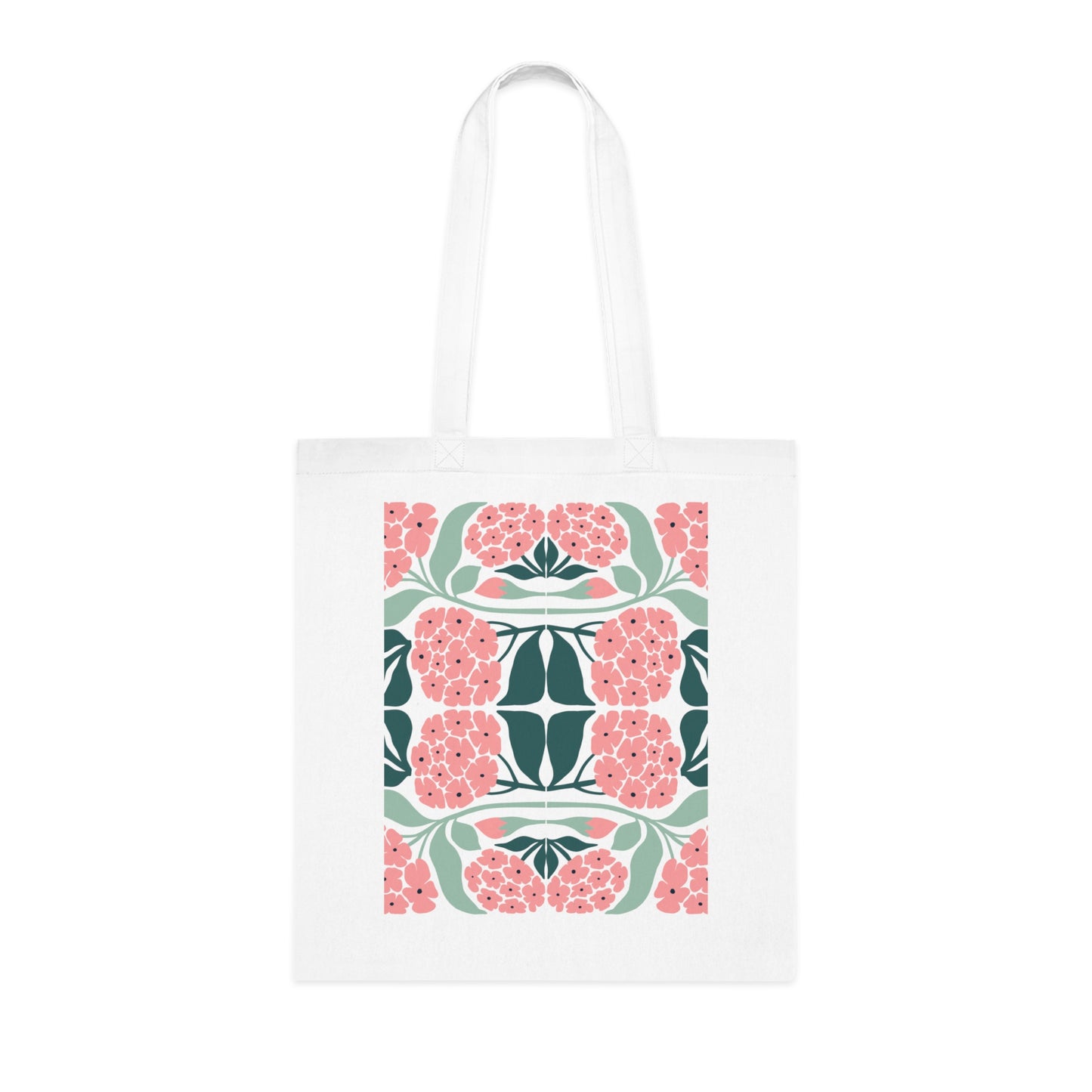 Abstract flowers 01 Cotton Tote