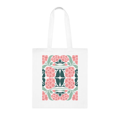 Abstract flowers 01 Cotton Tote