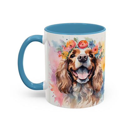 Cocker Spaniel 02 Accent Coffee Mug - Dog Lover Gift