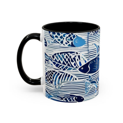 Fish 09 Accent Coffee Mug (11oz)