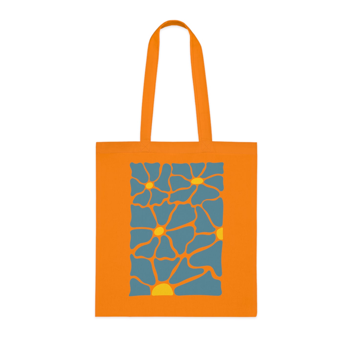 Abstract flowers 21 Cotton Tote
