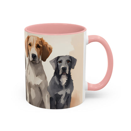 Doggies in a Row 1 Accent Mug 11oz