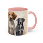 Doggies in a Row 1 Accent Mug 11oz