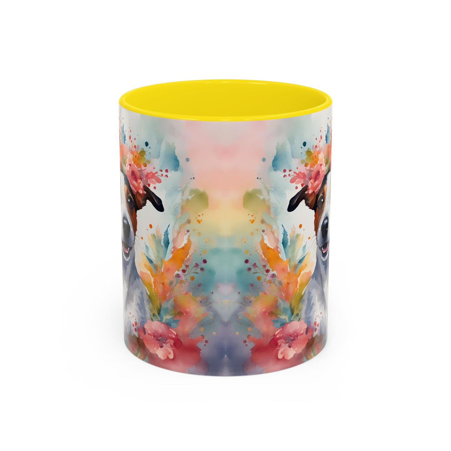 Jack Russell 02 Accent Coffee Mug - Dog Lover Gift