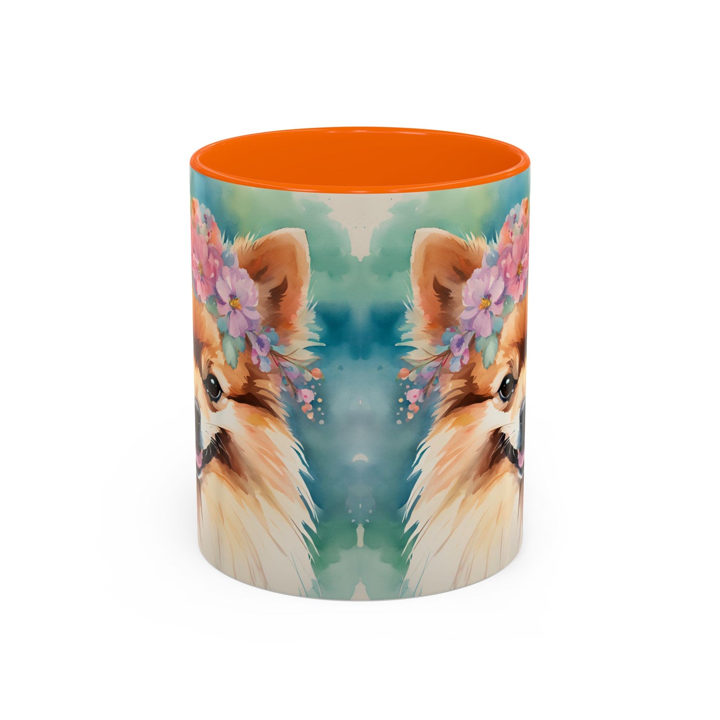 Pomeranian 03 Accent Coffee Mug - Dog Lover Gift