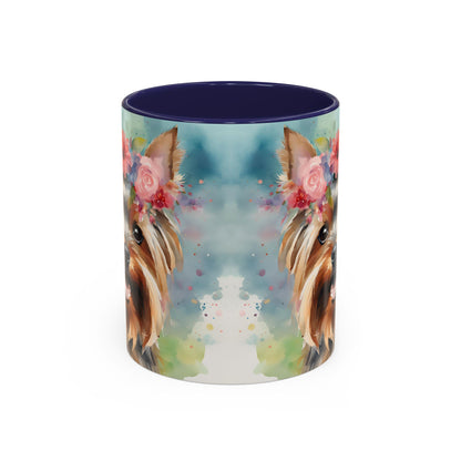Yorkshire Terrier 04 Accent Coffee Mug - Dog Lover Gift