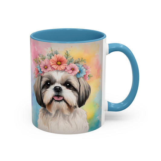 Shih Tzu 03 Accent Coffee Mug - Dog Lover Gift