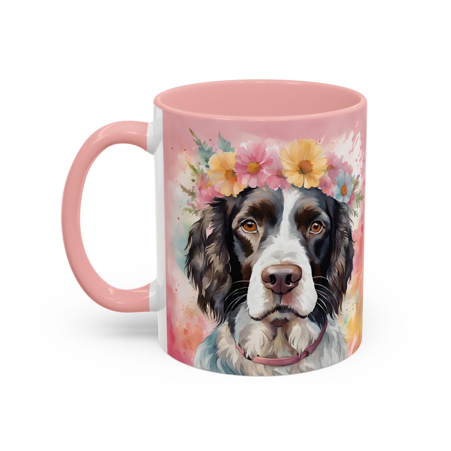 Springer Spaniel 01 Accent Coffee Mug - Dog Lover Gift