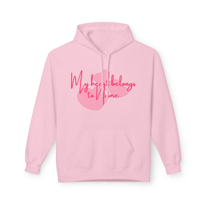 (Personalizable) My Heart Belongs To NAME Unisex Valentines Hoodie