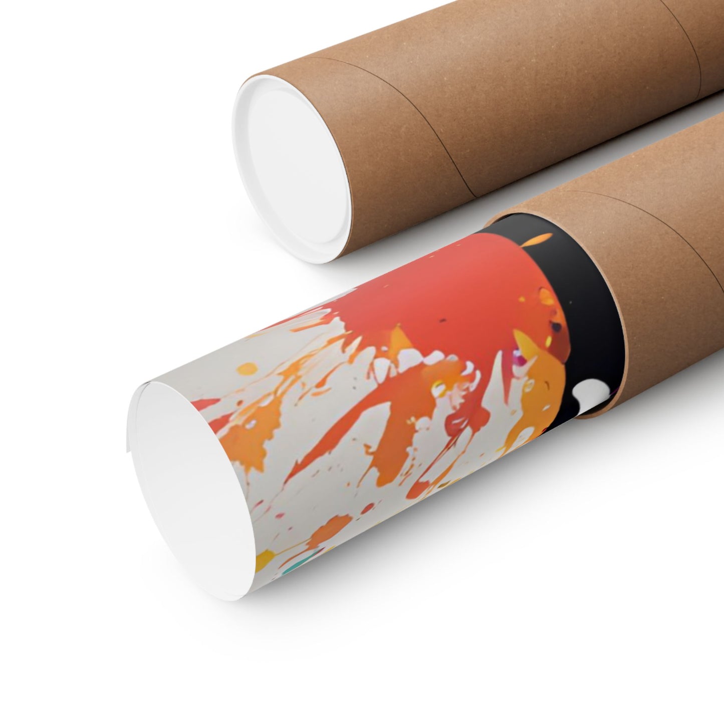 Multicolored Elephant 2 Matte Vertical Poster