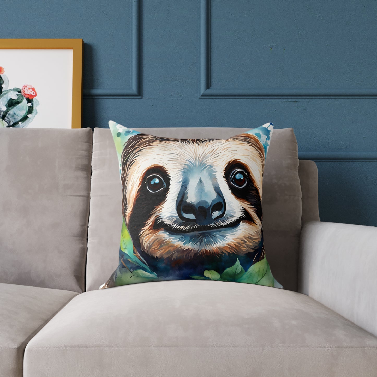 Sloth 01 Poly Pillow - Natures Beauty Design