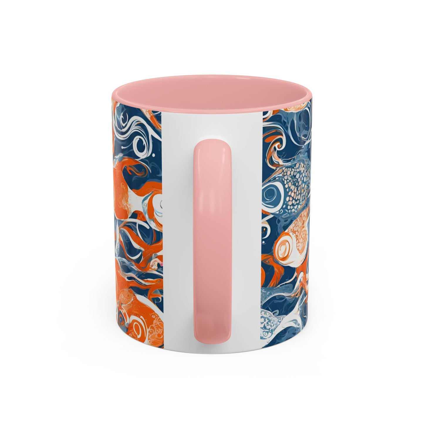 Orange Fish 09 Accent Coffee Mug (11oz)