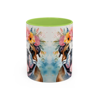 British Bulldog 04 Accent Coffee Mug - Dog Lover Gift