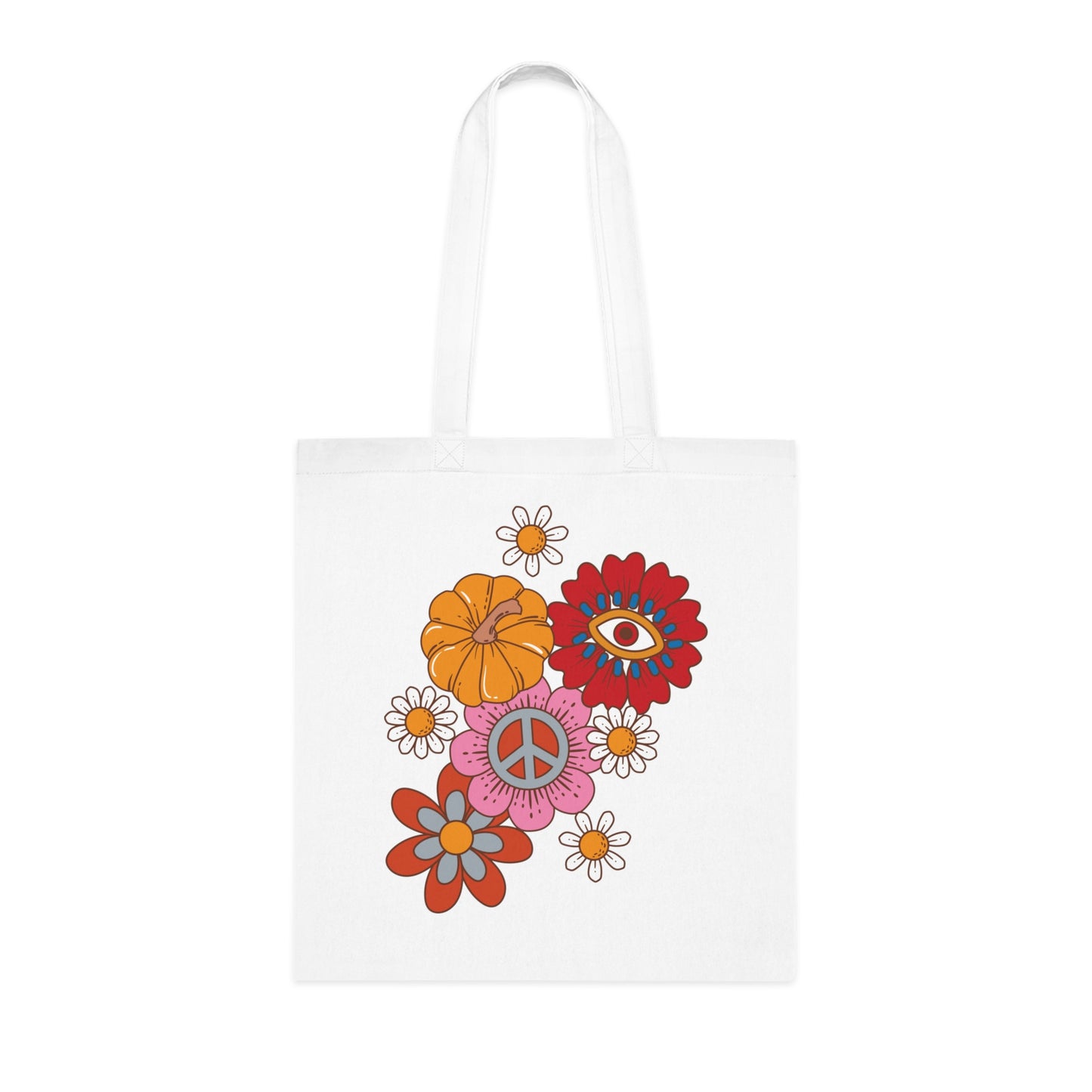 Flower power 12 Cotton Tote