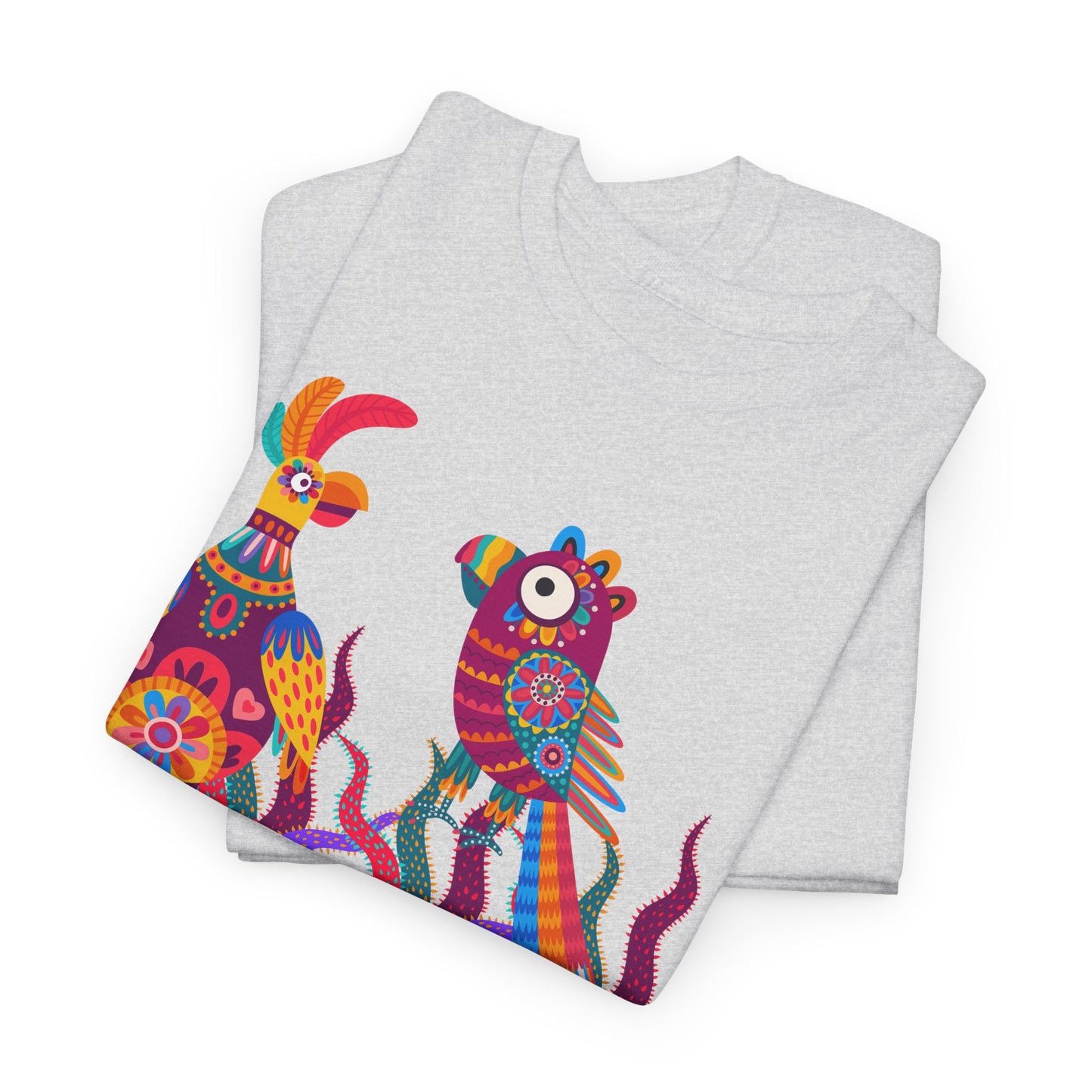 Jazzy birds 01 Unisex Heavy Cotton Tee