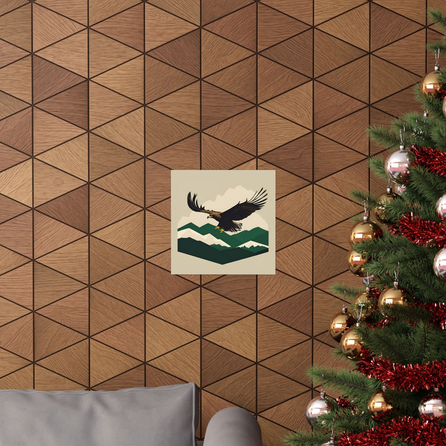 Lone Collection Eagle 7 Matte Square Posters