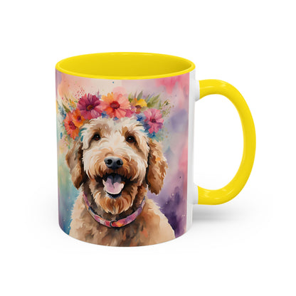 Labradoodle 04 Accent Coffee Mug - Dog Lover Gift