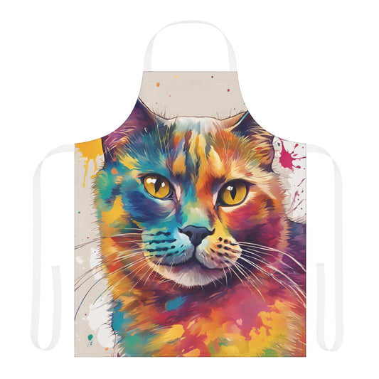 Multi pussycat Adult Apron (AOP)