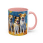 Multicolored Doggies 1 Accent Mug 11oz