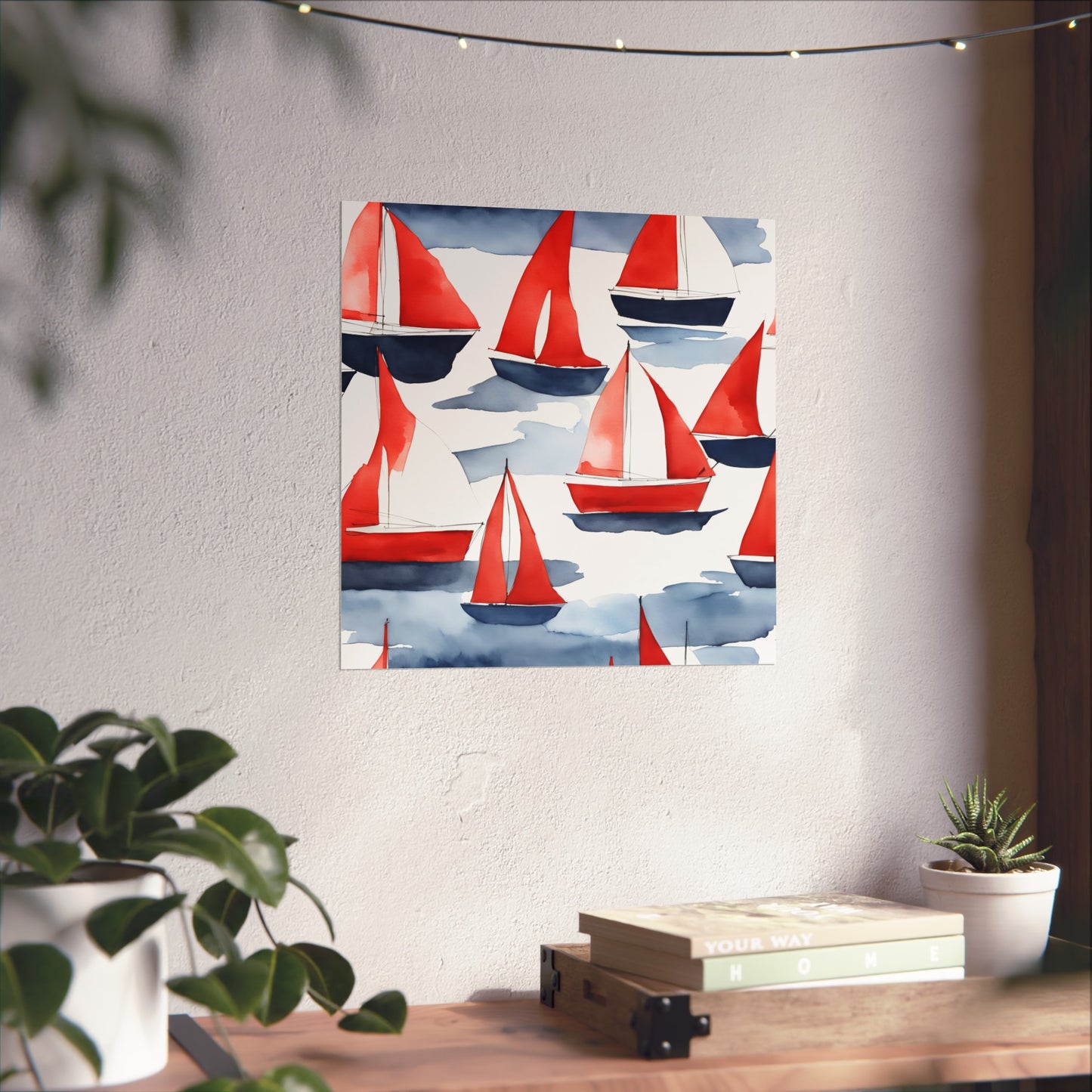 Blue Collection 19 Matte Print