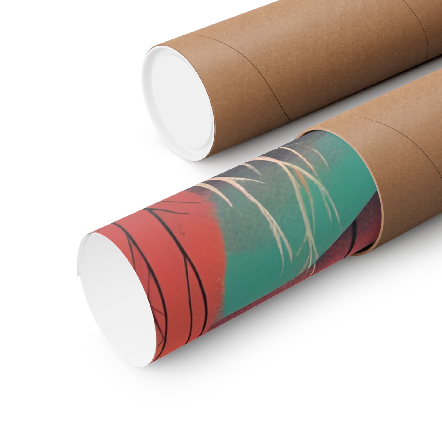 Retro forest 1 Matte Horizontal Posters