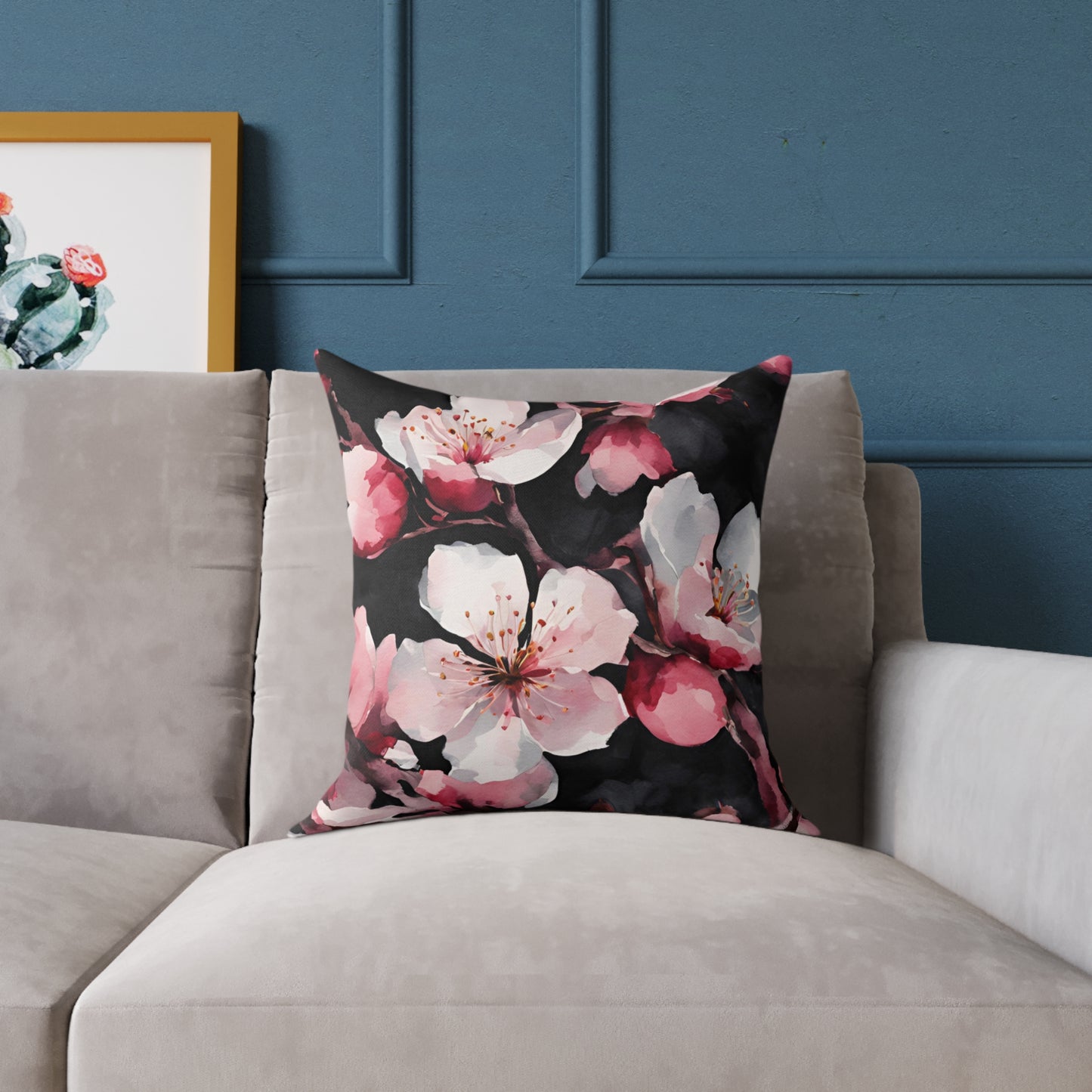 Cherry Blossom 01 Poly Pillow - Natures Beauty Design