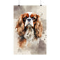 Dogs King Charles Spaniel 03 Matte Vertical Poster