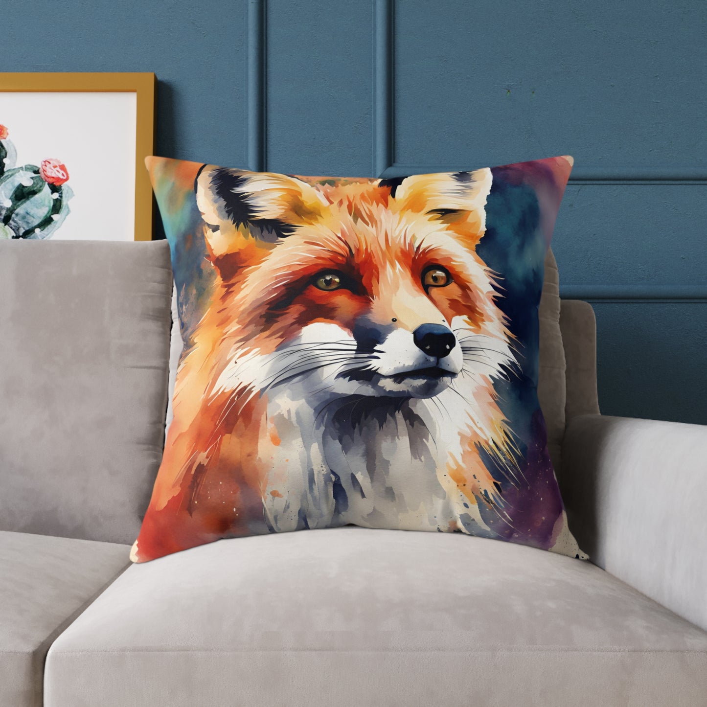 Fox 03 Poly Pillow - Natures Beauty Design