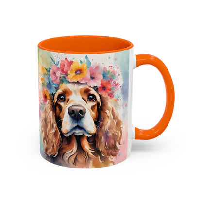 Cocker Spaniel 03 Accent Coffee Mug - Dog Lover Gift