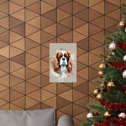 Dogs King Charles Spaniel 02 Matte Vertical Poster