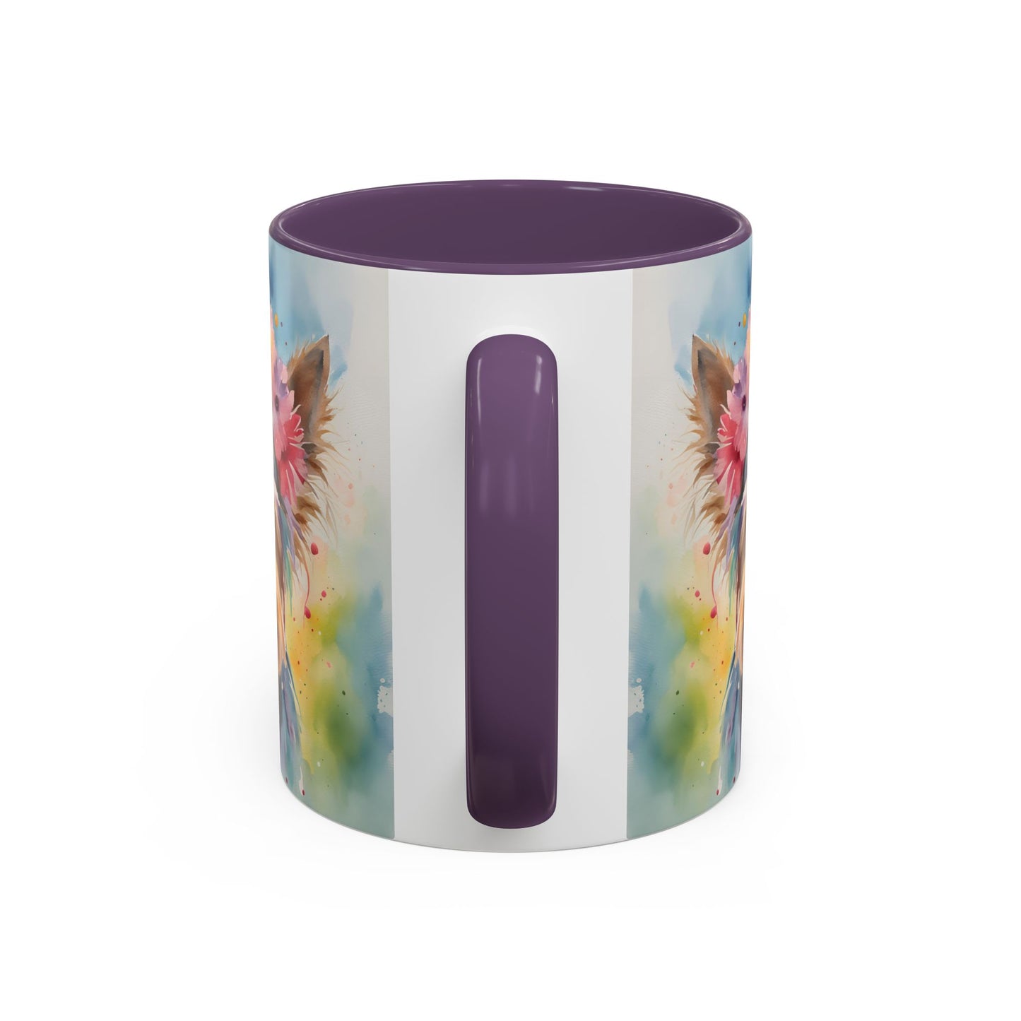 Yorkshire Terrier 03 Accent Coffee Mug - Dog Lover Gift