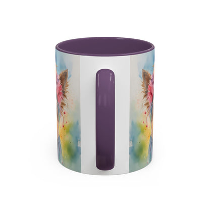 Yorkshire Terrier 03 Accent Coffee Mug - Dog Lover Gift