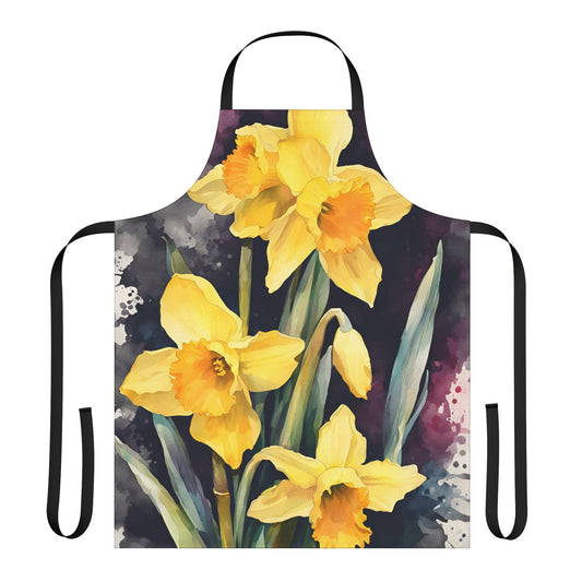 Daffodils 01 Apron 5-Color Straps
