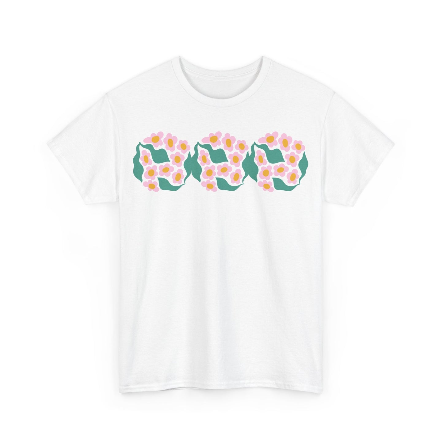 More Abstract Flowers 16 Unisex Heavy Cotton Tee