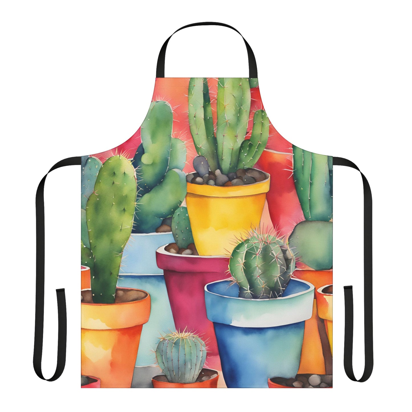 Multi Cacti 3 Adult Apron (AOP)