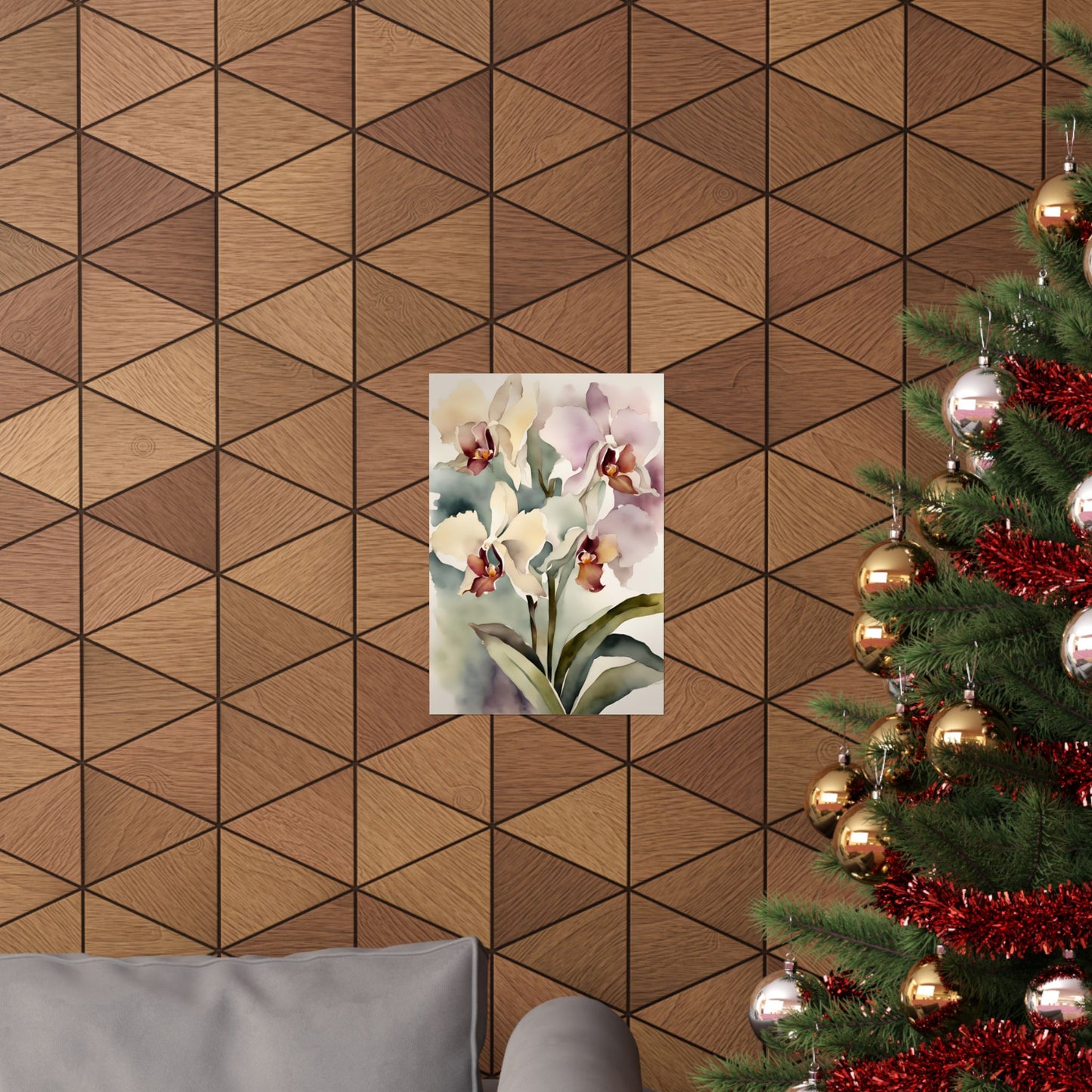 Orchids 02 Matte Vertical Poster