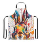 Multicolored Hare Adult Apron (AOP)