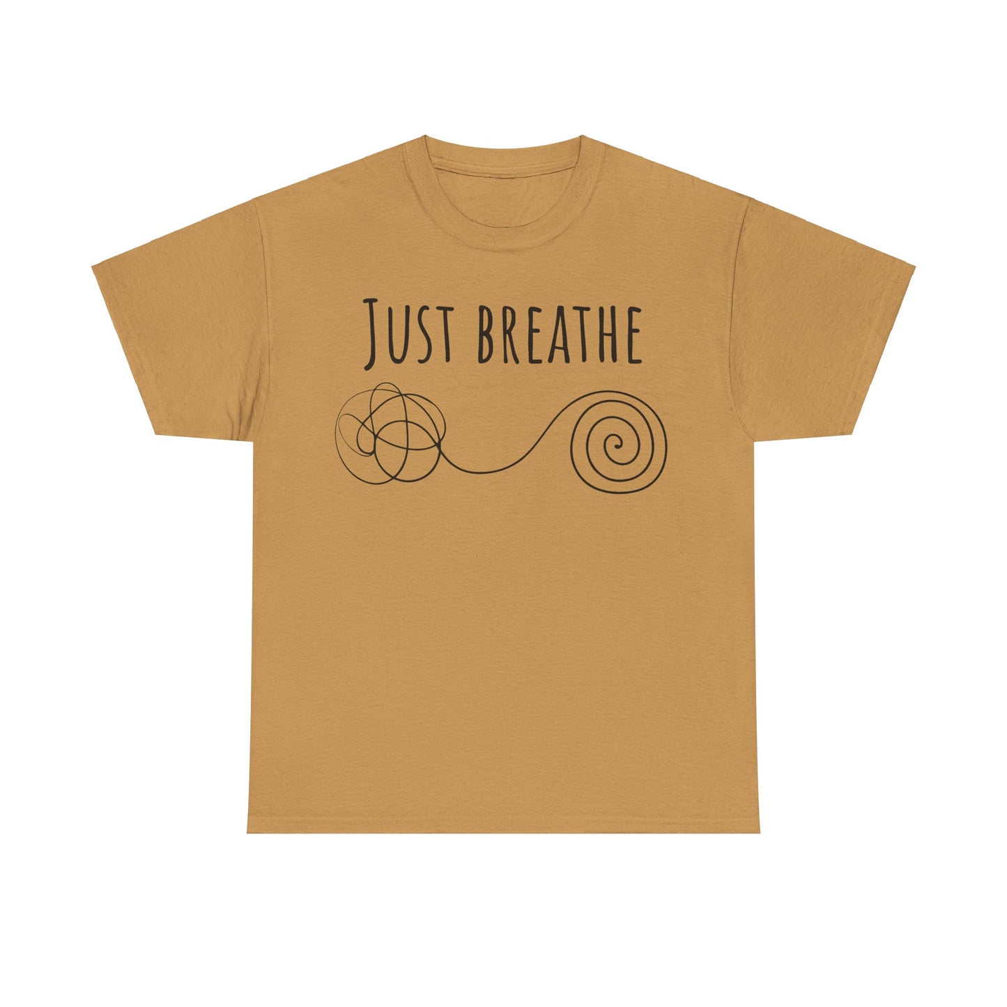 Just breathe Unisex Heavy Cotton Tee